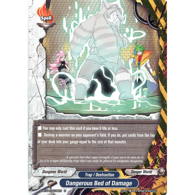 buddyfight-tcg-card-foil-d-bt04-0076en-foil-u-dangerous-bed-of-damage-shine-super-sun-dragon