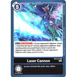 Digimon_TCG_EX3-071_Laser_Cannon_Common_Draconic_Roar_Card_Game
