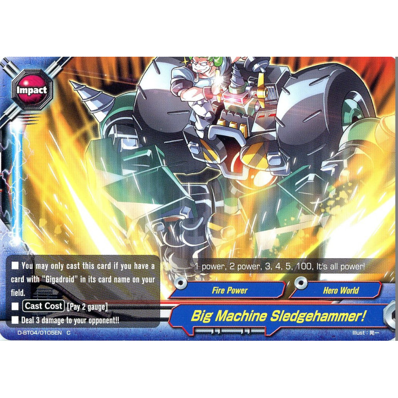 buddyfight-tcg-card-foil-d-bt04-0105en-foil-c-big-machine-sledgehammer-shine-super-sun-dragon