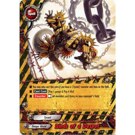 buddyfight-tcg-card-foil-d-cbt-0047en-foil-u-binds-of-a-despot-dragon-fighters