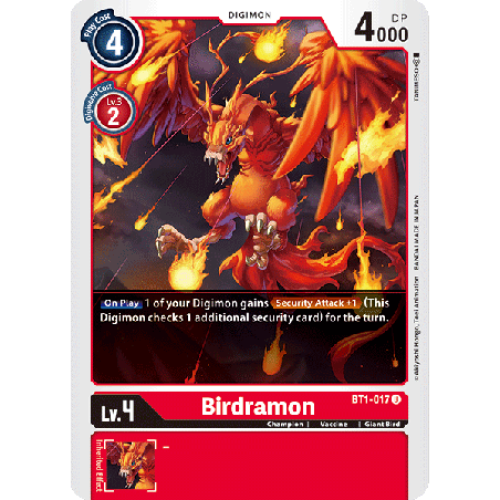 Digimon_TCG_BT1-017_Birdramon_Uncommon_New_Evolution_Card_Game