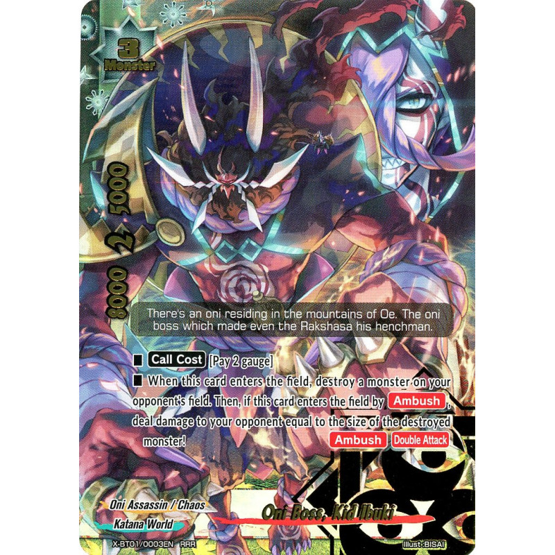 buddyfight-tcg-card-x-bt01-0003en-rrr-oni-boss-kid-ibuki-the-dark-lord-s-rebirth