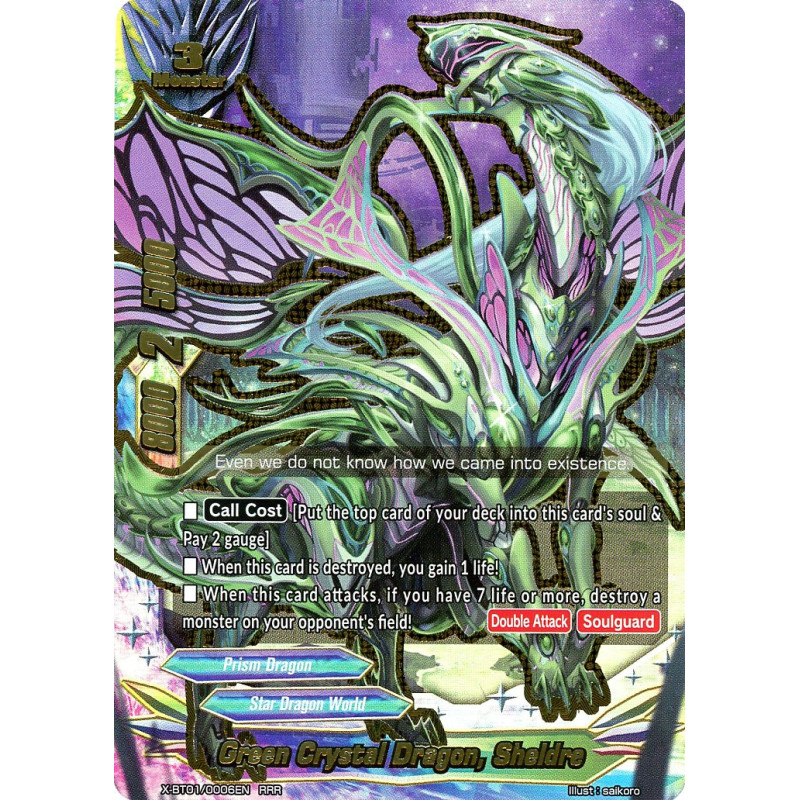 buddyfight-tcg-card-x-bt01-0006en-rrr-green-crystal-dragon-sheldre-the-dark-lord-s-rebirth