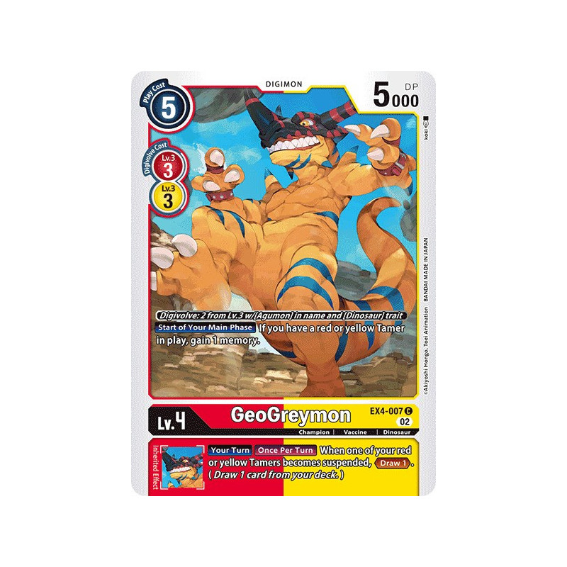 Digimon_TCG_EX4-007_GeoGreymon_Common_Alternative_Being_Card_Game