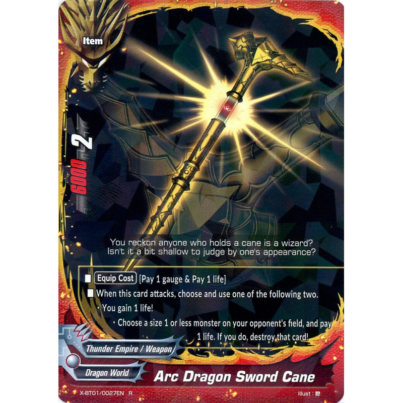 buddyfight-tcg-card-foil-x-bt01-0027en-foil-r-arc-dragon-sword-cane-the-dark-lord-s-rebirth