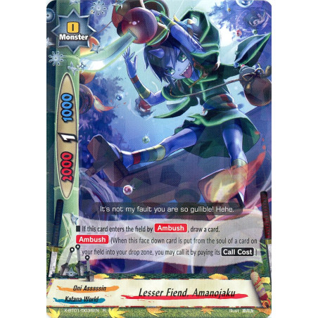 buddyfight-tcg-card-foil-x-bt01-0036en-foil-r-lesser-fiend-amanojaku-the-dark-lord-s-rebirth