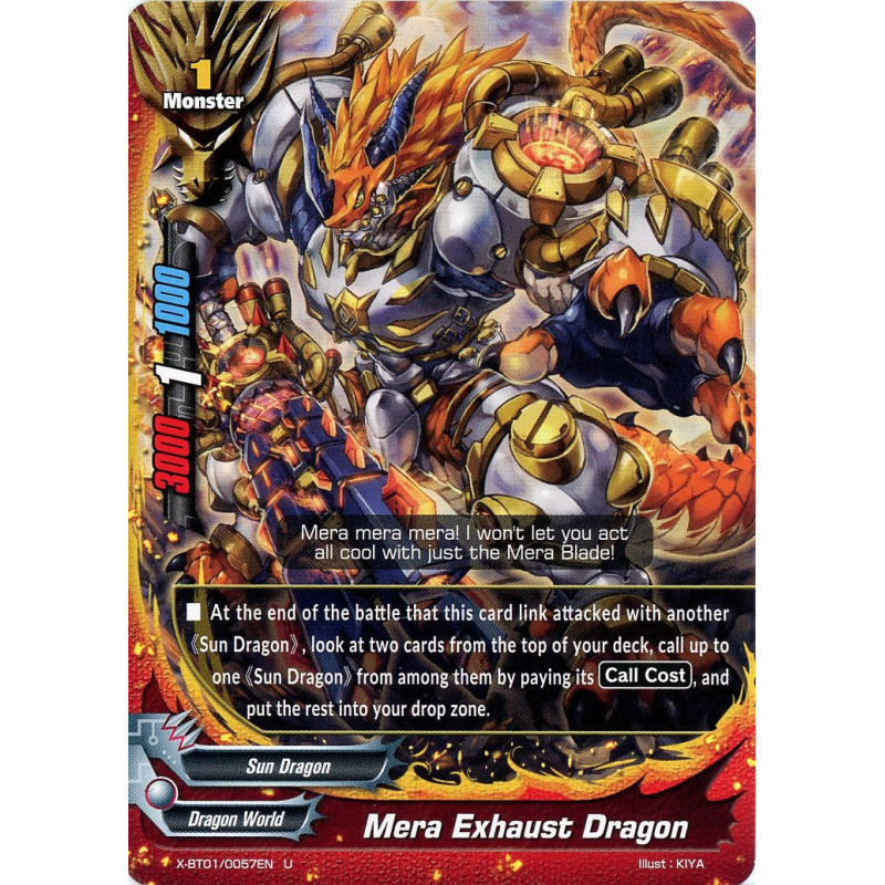 buddyfight-tcg-card-foil-x-bt01-0057en-foil-u-mera-exhaust-dragon-the-dark-lord-s-rebirth
