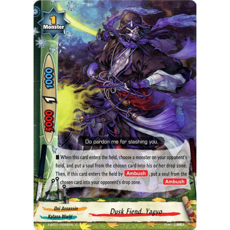 buddyfight-tcg-card-foil-x-bt01-0092en-foil-c-dusk-fiend-yagyo-the-dark-lord-s-rebirth