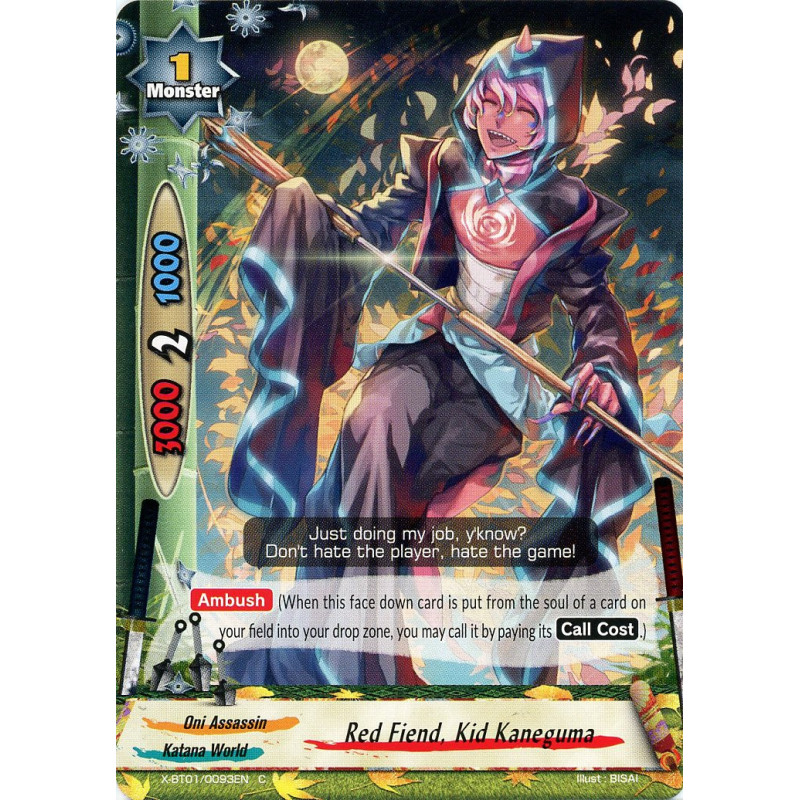 buddyfight-tcg-card-foil-x-bt01-0093en-foil-c-red-fiend-kid-kaneguma-the-dark-lord-s-rebirth
