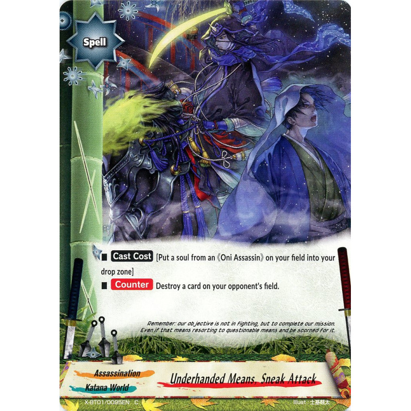 buddyfight-tcg-card-foil-x-bt01-0095en-foil-c-underhanded-means-sneak-attack-the-dark-lord-s-rebirth