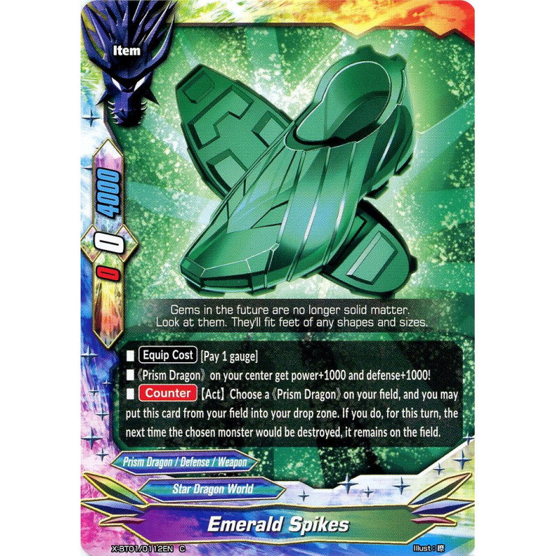 buddyfight-tcg-card-foil-x-bt01-0112en-foil-c-emerald-spikes-the-dark-lord-s-rebirth