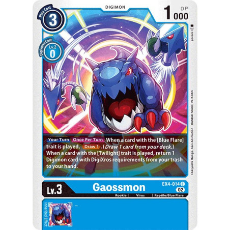 Digimon_TCG_EX4-014_Gaossmon_Common_Alternative_Being_Card_Game