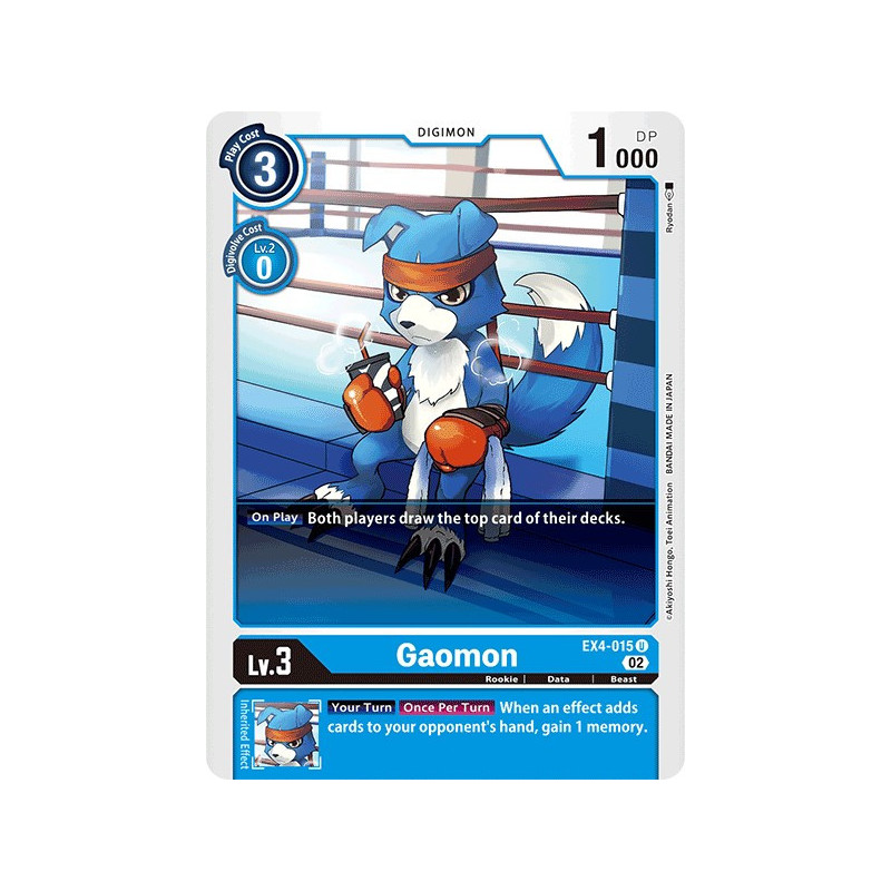 Digimon_TCG_EX4-015_Gaomon_Uncommon_Alternative_Being_Card_Game