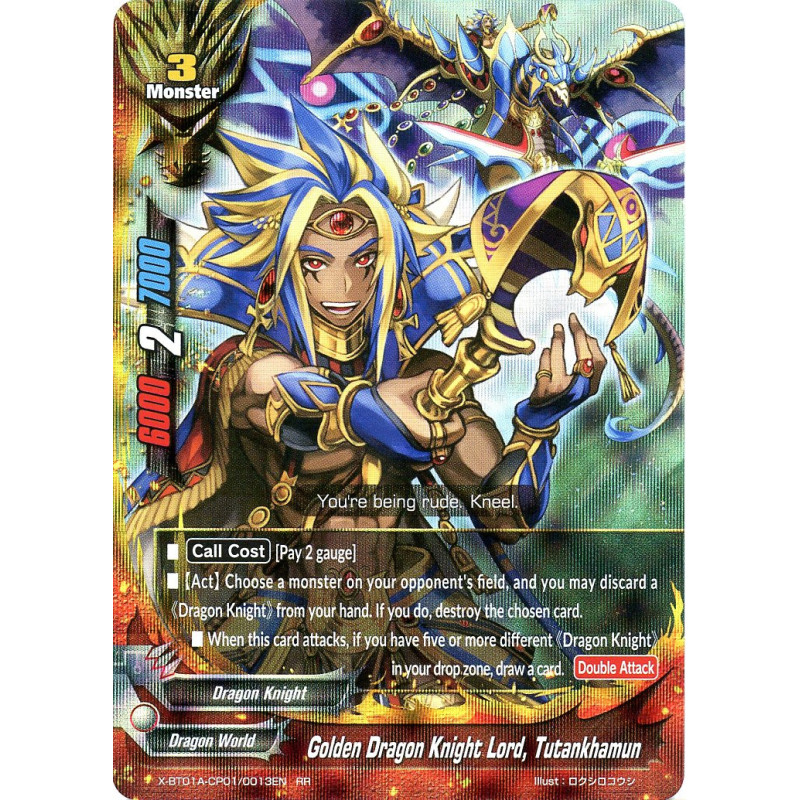 buddyfight-tcg-card-x-bt01a-cp01-0013en-rr-golden-dragon-knight-lord-tutankhamun-crossing-generations