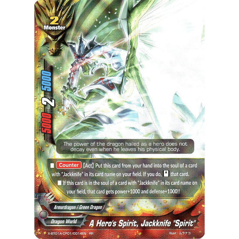 buddyfight-tcg-card-x-bt01a-cp01-0014en-rr-a-hero-s-spirit-jackknife-spirit-crossing-generations