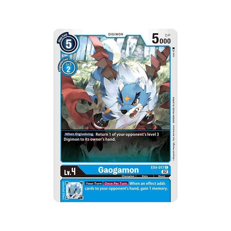 Digimon_TCG_EX4-017_Gaogamon_Common_Alternative_Being_Card_Game