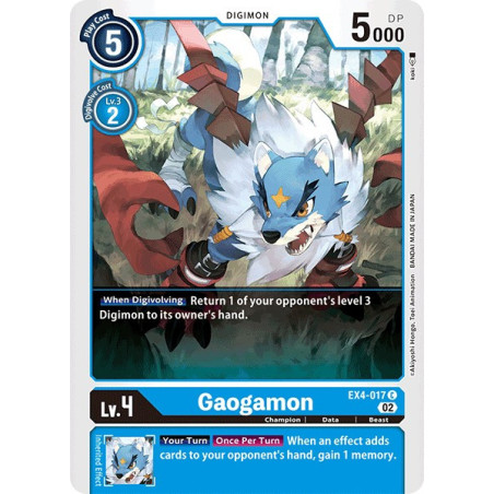 Digimon_TCG_EX4-017_Gaogamon_Common_Alternative_Being_Card_Game
