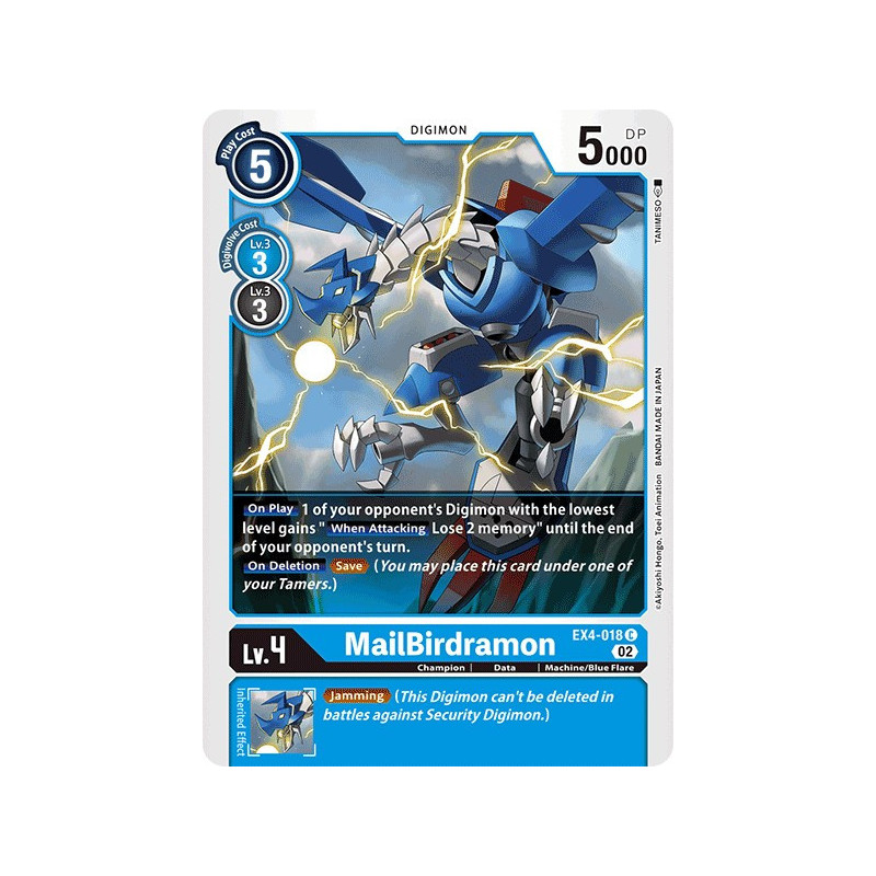 Digimon_TCG_EX4-018_MailBirdamon_Common_Alternative_Being_Card_Game