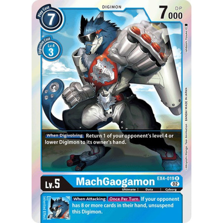 Digimon_TCG_EX4-019_MachGaogamon_Rare_Alternative_Being_Card_Game