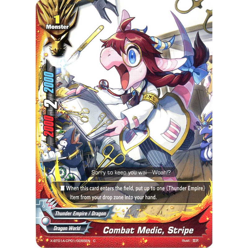 buddyfight-tcg-card-x-bt01a-cp01-0055en-c-combat-medic-stripe-crossing-generations
