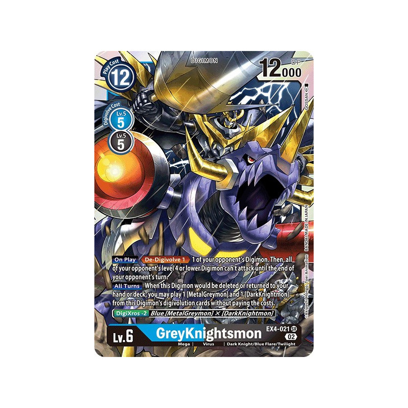 Digimon_TCG_EX4-021_GreyKnightsmon_Super_Rare_Alternative_Being_Card_Game