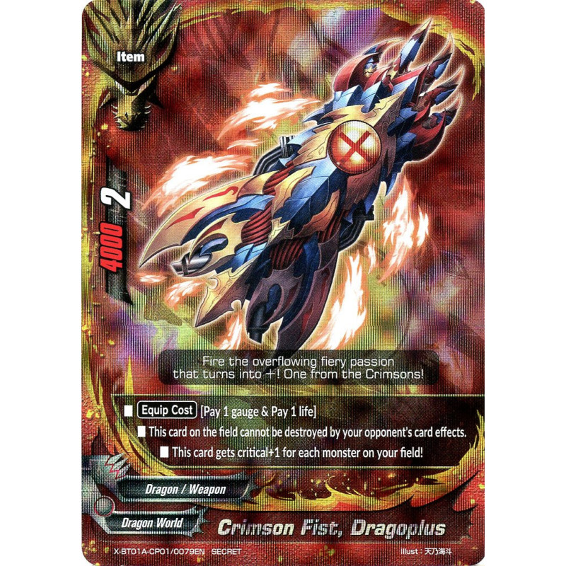 buddyfight-tcg-card-foil-x-bt01a-cp01-0079en-secret-foil-crimson-fist-dragoplus-crossing-generations