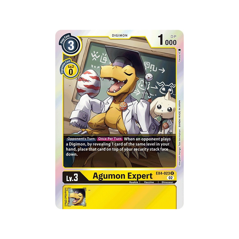 Digimon_TCG_EX4-023_Agumon_Expert_Rare_Alternative_Being_Card_Game