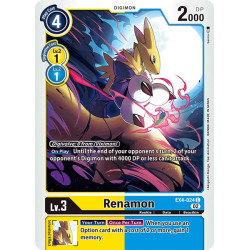 Digimon_TCG_EX4-024_Renamon_Common_Alternative_Being_Card_Game