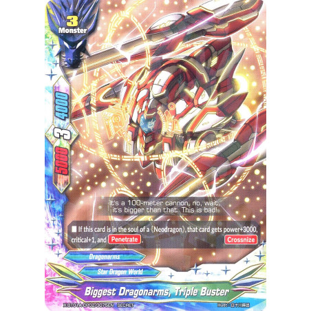 buddyfight-tcg-card-x-bt01a-cp02-0075en-secret-rare-biggest-dragonarms-triple-buster-crossing-generations