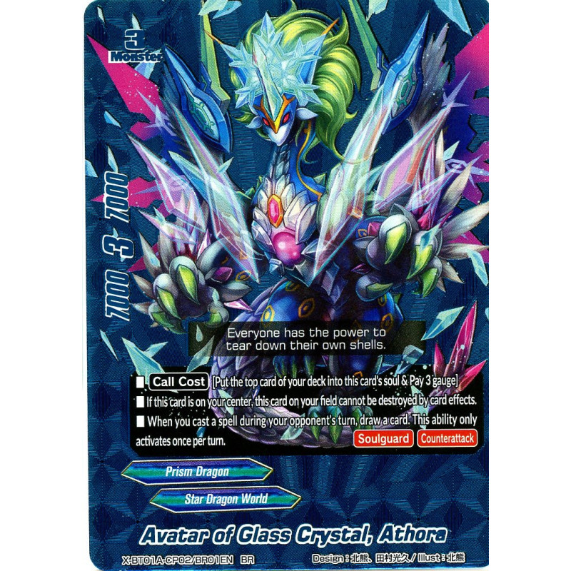 buddyfight-tcg-card-x-bt01a-cp02-br01en-br-avatar-of-glass-crystal-athora-crossing-generations