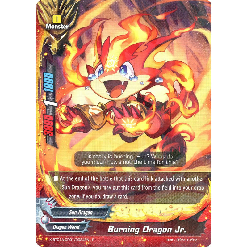 buddyfight-tcg-card-foil-x-bt01a-cp01-0034en-foil-r-burning-dragon-jr-crossing-generations