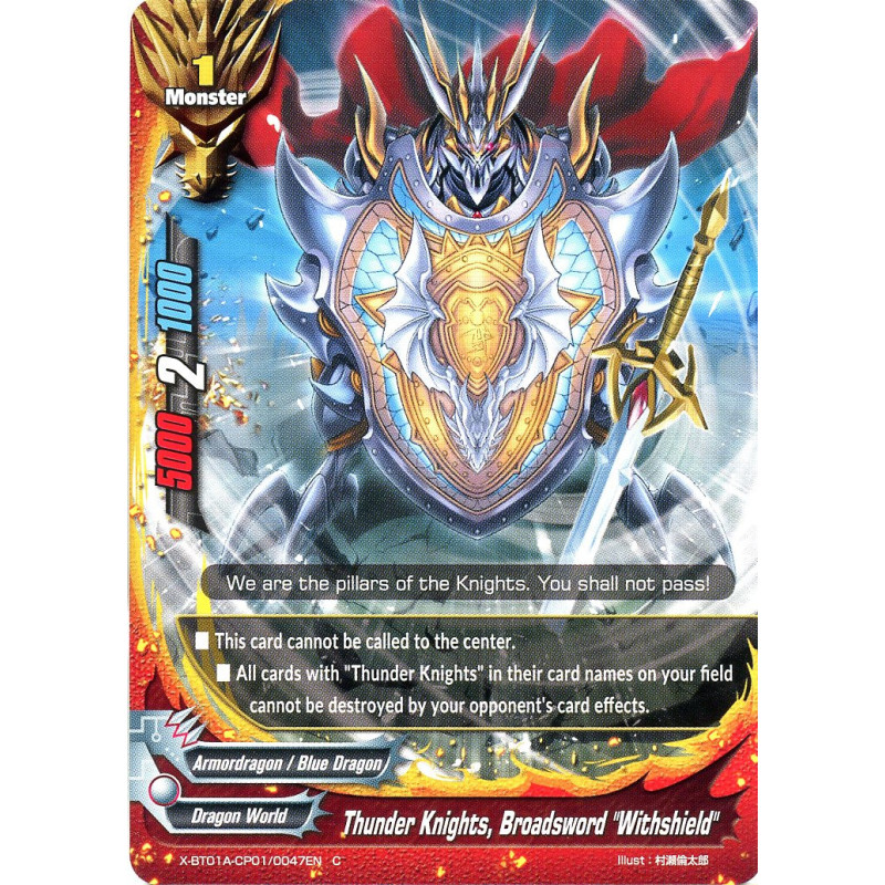 buddyfight-tcg-card-foil-x-bt01a-cp01-0047en-foil-c-thunder-knights-broadsword-withshield-crossing-generations