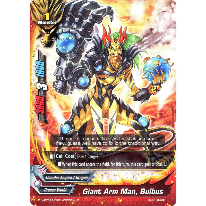 buddyfight-tcg-card-foil-x-bt01a-cp01-0050en-foil-c-giant-arm-man-bulbus-crossing-generations