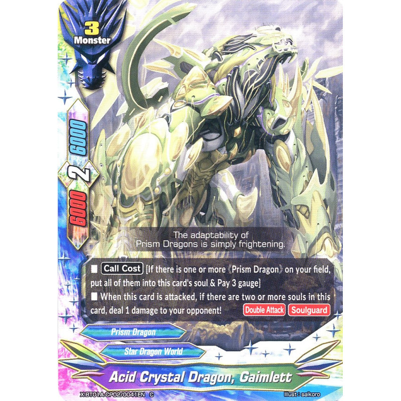 buddyfight-tcg-card-foil-x-bt01a-cp02-0041en-foil-c-acid-crystal-dragon-gaimlett-crossing-generations