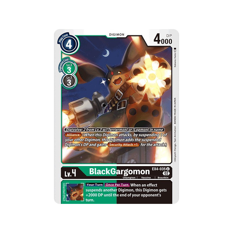 Digimon_TCG_EX4-035_BlackGargomon_Uncommon_Alternative_Being_Card_Game