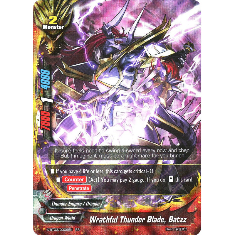 buddyfight-tcg-card-x-bt02-0009en-rr-wrathful-thunder-blade-batzz-chaos-control