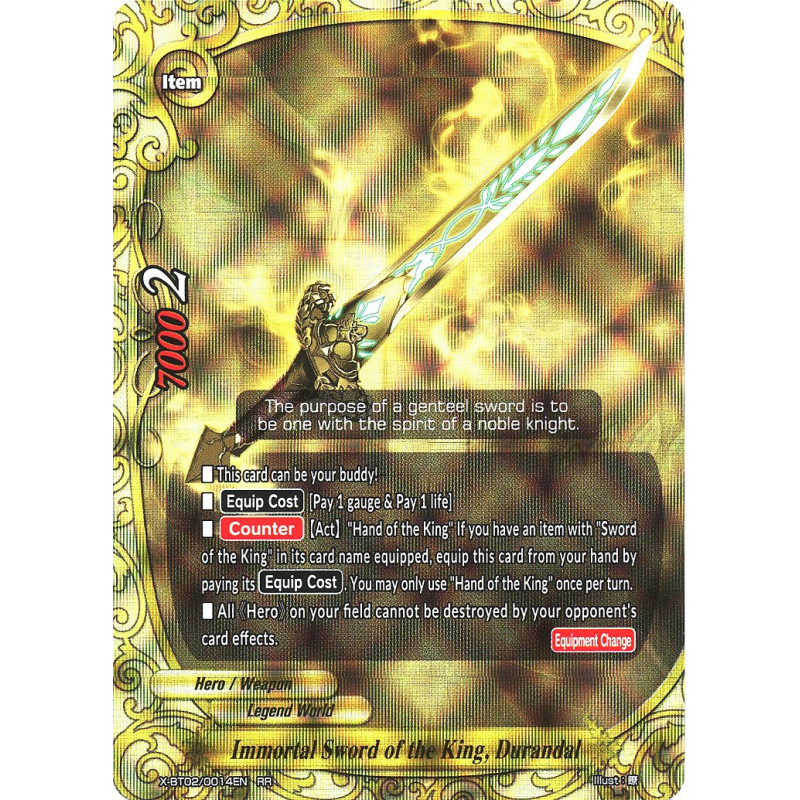 buddyfight-tcg-card-x-bt02-0014en-rr-immortal-sword-of-the-king-durandal-chaos-control