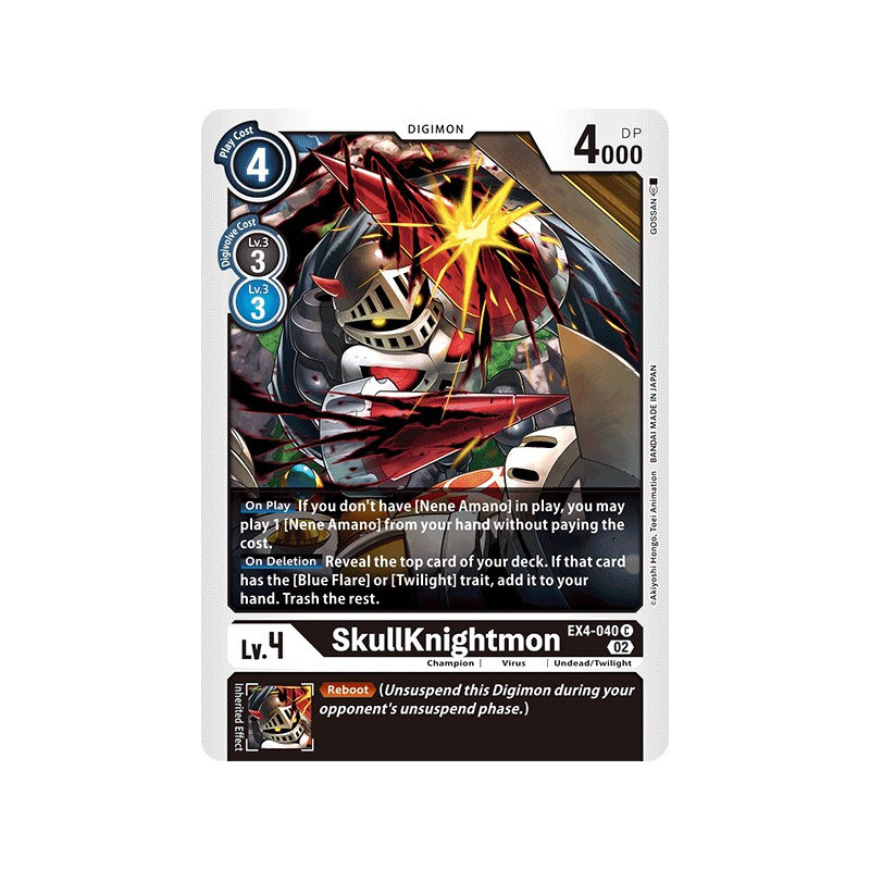 Digimon_TCG_EX4-040_SkullKnightmon_Common_Alternative_Being_Card_Game