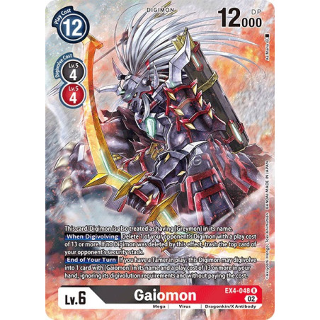 Digimon_TCG_EX4-048_AA_Gaiomon_Alternative_Art_Alternative_Being_Card_Game