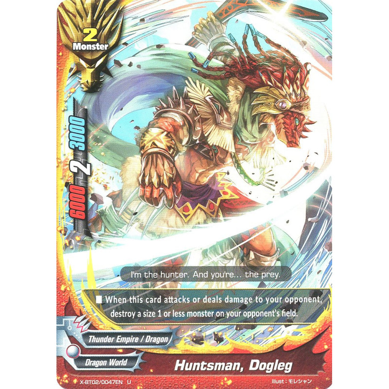buddyfight-tcg-card-foil-x-bt02-0047en-foil-u-huntsman-dogleg-chaos-control