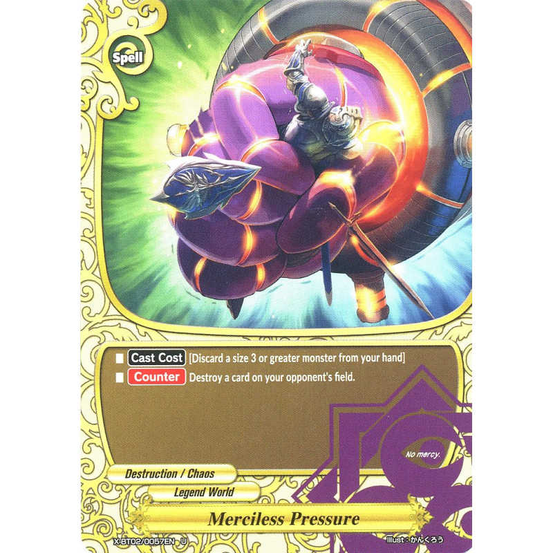 buddyfight-tcg-card-foil-x-bt02-0057en-foil-u-merciless-pressure-chaos-control