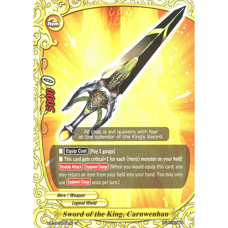 buddyfight-tcg-card-foil-x-bt02-0059en-foil-u-sword-of-the-king-carnwenhan-chaos-control