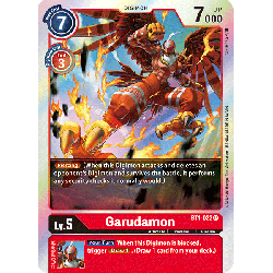Digimon_TCG_BT1-022_Garudamon_Super_Rare_New_Evolution_Card_Game