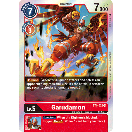 Digimon_TCG_BT1-022_Garudamon_Super_Rare_New_Evolution_Card_Game
