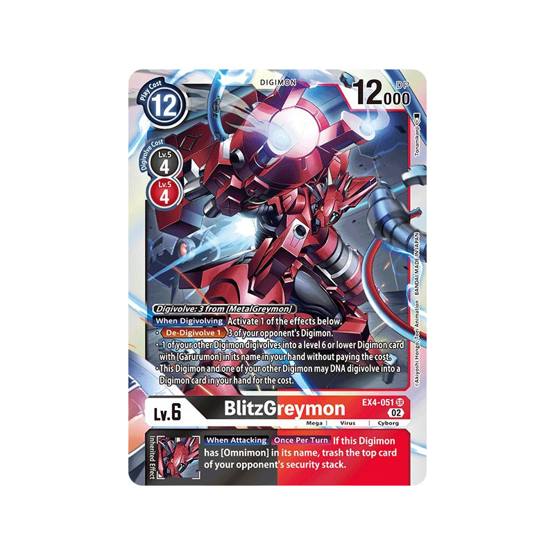 Digimon_TCG_EX4-051_BlitzGreymon_Super_Rare_Alternative_Being_Card_Game