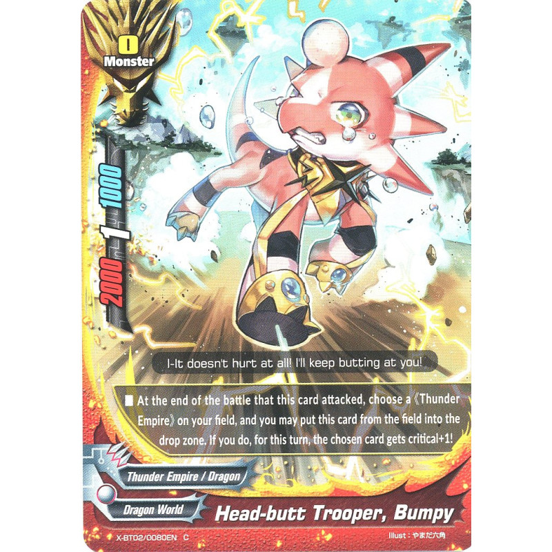buddyfight-tcg-card-foil-x-bt02-0080en-foil-c-head-butt-trooper-bumpy-chaos-control