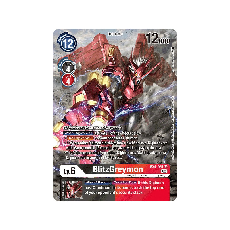 Digimon_TCG_EX4-051_AA_BlitzGreymon_Alternative_Art_Alternative_Being_Card_Game