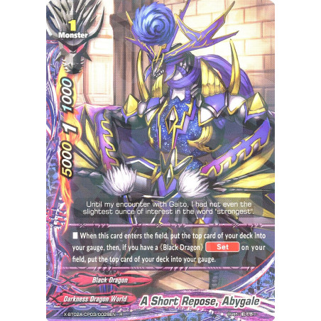 buddyfight-tcg-card-x-bt02a-cp03-0028en-r-a-short-repose-abygale-evolution-mutation