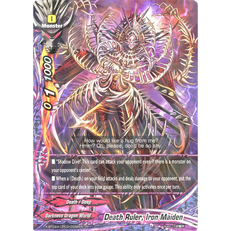 buddyfight-tcg-card-x-bt02a-cp03-0032en-r-death-ruler-iron-maiden-evolution-mutation