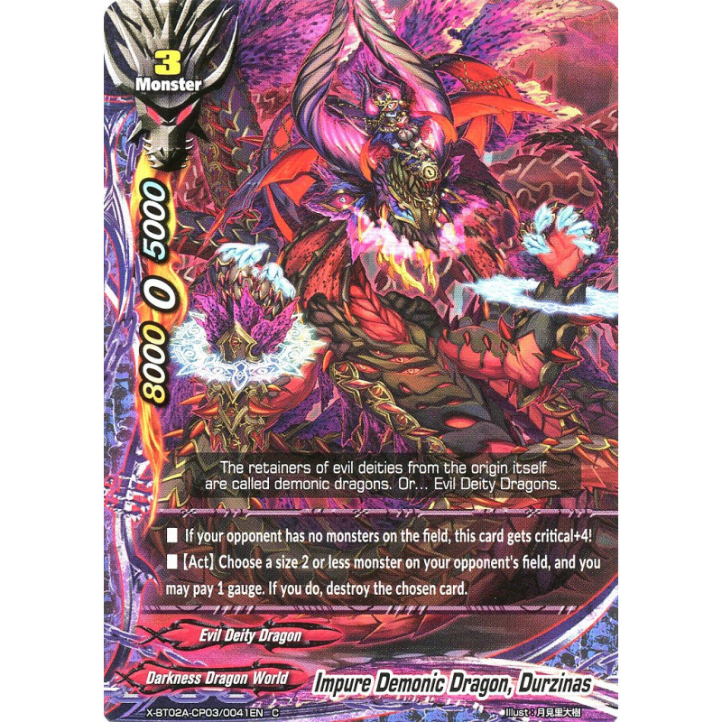 buddyfight-tcg-card-x-bt02a-cp03-0041en-c-impure-demonic-dragon-durzinas-evolution-mutation